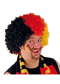 Perruque afro fan de l'Allemagne