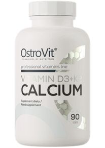 OstroVit Vitamin D3 + K2 + Calcium, 90 Tabletten