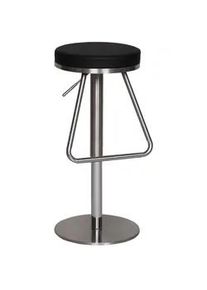 Barhocker 360° drehbar ca. 39x25 cm Schwarz