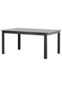 Gartentisch Levels ca. 160x100x75 cm Grau/Schwarz