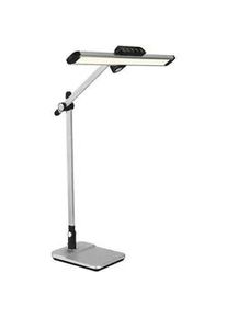 Globo LED-Schreibtischleuchte Lopira Schwarz/Silber max. 12 Watt
