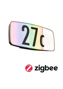 Paulmann LED House number luminaire Smart Home Zigbee 3.0 Sheera Dusk sensor IP44 276x73mm RGBW+ 6,5W 430lm 230V Anthracite Plastic