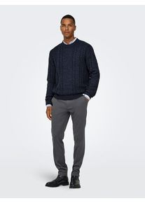 Only & Sons ONLY & SONS Chinobroek "Mark" donkerblauw - 66% | Maat: W30/L34 |