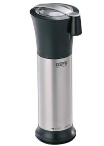 Gefu Muskatmühle » »MOSCATA LASER CUT« integrierter Aufbewahrungsbehälter in silberfarben