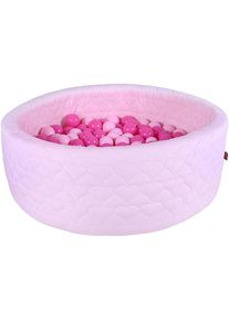 KNORRTOYS Bällebad »Soft, Heart Rose« mit 300 Bällen soft pink; Made in Europe in grau