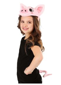 Maiali rosa Set di accessori