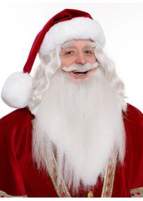 Set barba Babbo Natale con barba completa e baffi
