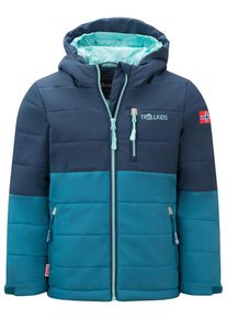 Trollkids Ski-/snowboardjas "Hemsedal" donkerblauw/turquoise - 54% |