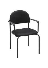Besucherstuhl Diana II Schwarz