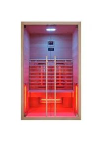 Sanotechnik Infrarotkabine Ruby 2 in Braun ca. 120x195x100cm