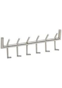 Wandgarderobe ca. 60x19x10 cm Silberfarben