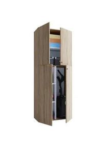 Vcm Mehrzweckschrank Lona ca. 70x182 cm Eichefarben