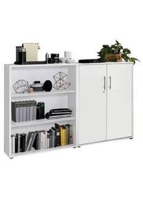 Aktenschrank Office Edition Sw Set 1 niedrig Weiß