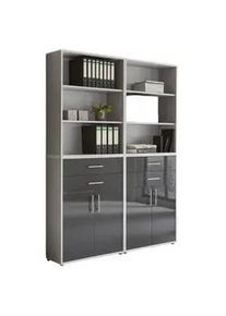 Aktenschrank Office Edition Sw Set 20 Grau