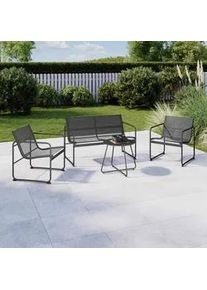 Gartenset Koni Anthrazit, 4-teilig