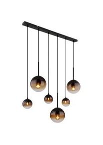 Globo Hängeleuchte Hallie Klar/Schwarz max. 5 Watt