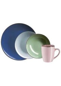 Mäser Kombiservice Mäser-Metallic Multicolor, 16-teilig
