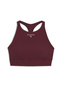 Puma Sport-BH 'Puma x Hyrox Shapeluxe' Damen weinrot / weiß Größe S