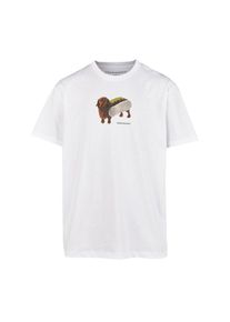 Cleptomanicx T-Shirt 'Hot Dog' Herren weiß Größe XXL