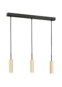 Schöner Wohnen Schöner Wohnen Led-Hängeleuchte , Goldfarben , Metall , 6x267x70 cm , Lampen & Leuchten, Innenbeleuchtung, Hängeleuchten, Pendelleuchten