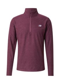 New Balance Heren Functioneel shirt 'Space Dye' bessen S