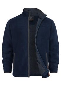 INDICODE JEANS Heren Fleece jas 'Emilos' marine S