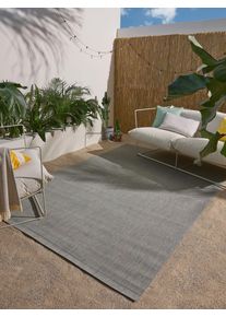 benuta Nest Tapis d'extérieur Metro Gris clair 120x170 cm - Tapis outdoor pour balcon, terrasse et jardin