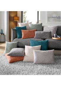 unisex Kussenovertrek in antraciet ,maat 40x40 cm, WITT, 100% Polyester