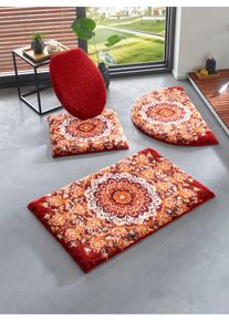 Grund unisex Badmat in terra ,maat 8 - Dekselovertrek, Witt, 100% Polyacryl