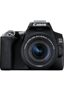 Canon EOS 250 D digitale Spiegelreflexkamera 25,8MP EF-S 18-55mm f4-5.6 IS STM Objektiv 3" LCD Display schwarz
