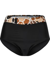 Damen Bikini-Hose mit Rundum-Dehnbund schwarz Gr&ouml;&szlig;e 40
