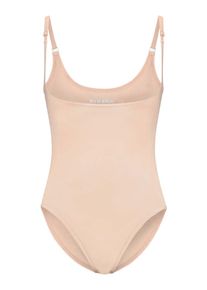 Bye Bra Dames Shapingbody 'Soft Touch Seamless Bodysuit Open Bust' beige S