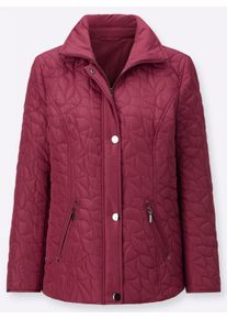 Dames Gewatteerde jas van warm materiaal in bordeaux ,maat 38, WITT, 100% Polyester. Wattering: 100% Polyester