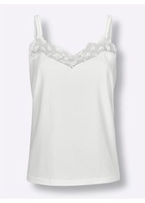 w&auml;schepur Dames Hemd in wit ,maat 38, Witt, 95% Katoen, 5% Elastan