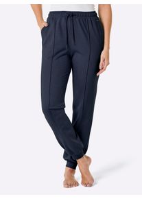 feel good Dames Broek in marine ,maat 36/38, Witt, 60% Katoen, 40% Polyester