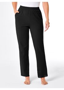 feel good Dames Broeken in zwart ,maat 36/38, Witt, 100% Katoen
