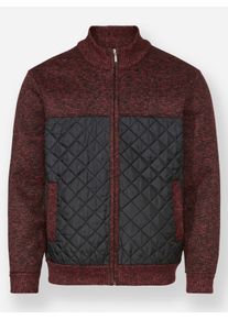 Marco Donati Heren Vest met fleecevoering in bordeaux gemêleerd ,maat 48, Witt, 100% Polyester