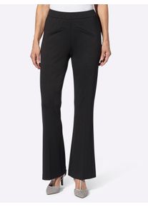 Dames Jerseybroek in comfortmodel in zwart ,maat 36, WITT, 70% Viscose, 27% Polyester, 3% Elastan