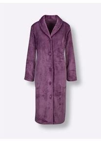 Dames Ochtendjas in violet ,maat 36/38, WITT, 100% Polyester