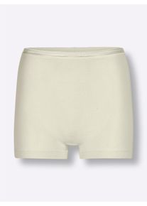 Mey Dames Tailleslip in champagne ,maat 38, Witt, 70% Scheerwol, 30% Zijde