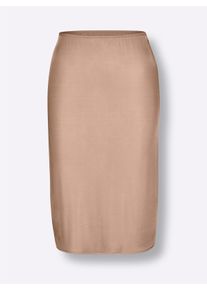 Nina von C. Dames Onderrok in camel ,maat 38, Witt, 81% Viscose, 19% Polyester