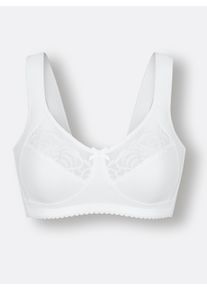 wäschepur Dames Beha in wit ,maat 100B, Witt, 85% Polyamide, 15% Elastan