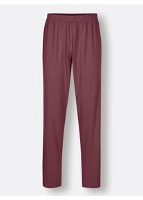 Götting Heren Pyjama van Götting in grijs/rood geprint ,maat 48, Witt, 100% Katoen
