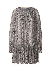 MICHAEL Michael Kors Dames Jurk ecru / donkerbruin / grijs 44
