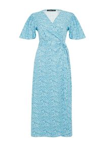 Threadbare. Threadbare Dames Zomerjurk 'Koko' lichtblauw / donkerblauw / wit 38