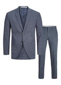Jack & Jones JACK & JONES Anzug 'JJ RIVIERA' Herren blau Größe 48 Melange