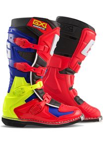Gaerne GX-1 Goodyear Multi, Bottes , couleur: Rouge/Bleu/Jaune , taille: 46 EU