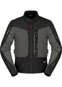 Spidi Terran, textile jacket , color: Black/Grey , size: 4XL