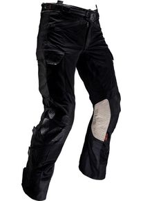 Leatt ADV Flowtour 5.5, pantalon en textile , couleur: Noir/Gris/Or , taille: Long L
