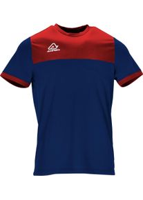 Acerbis Sports Harpaston, camisola de manga curta , cor: Azul Escuro/Vermelho , tamanho: 3XS
